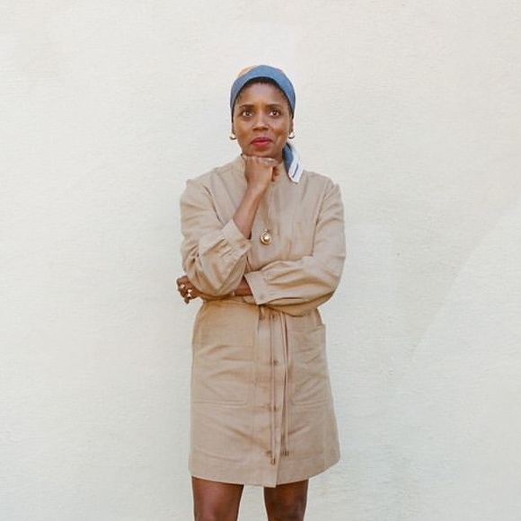 APIECE APART Nueva Aragon Mini Dress in Camel - Picture 2 of 7